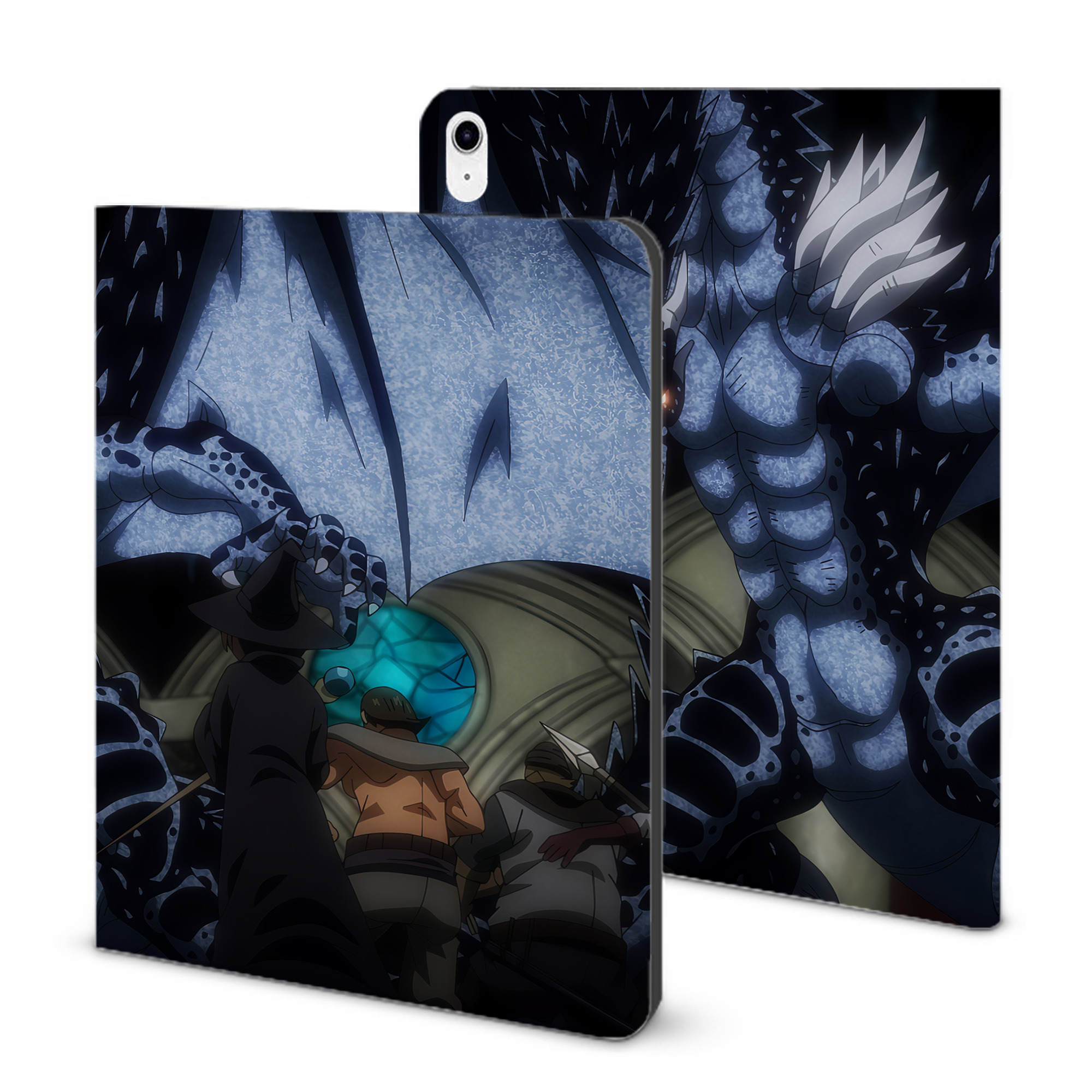 （画像用） 転スラ Regarding Reincarnated to Slime IPad ケース ブック型 PUレザー TPU 耐衝撃 軽量 薄型 ペン収納なし 全面保護 IPad 各モデル対応